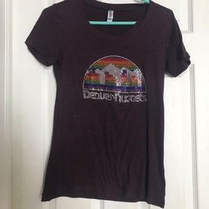 Denver Nuggets Rhinestone Shirt